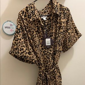 Leopard Printed Dress new with tags 2X